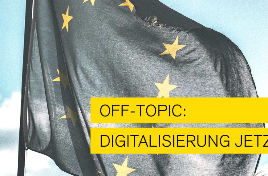 Off topic - Wohin geht Europa in Sachen Digitalisierung fragt Typo Art