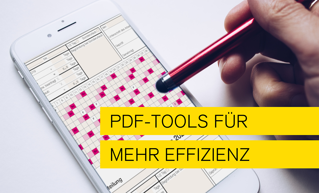 titelbild zum Blogthema PDF Tools für mehr Effizienz