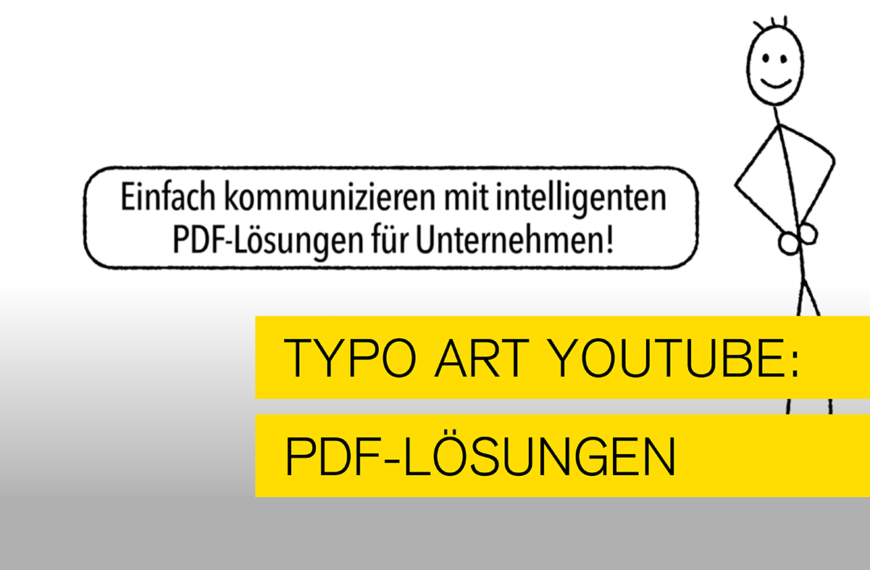 Blogbild für den Hinweis auf den Videokanal von Typoart Typo Art, Mannheim