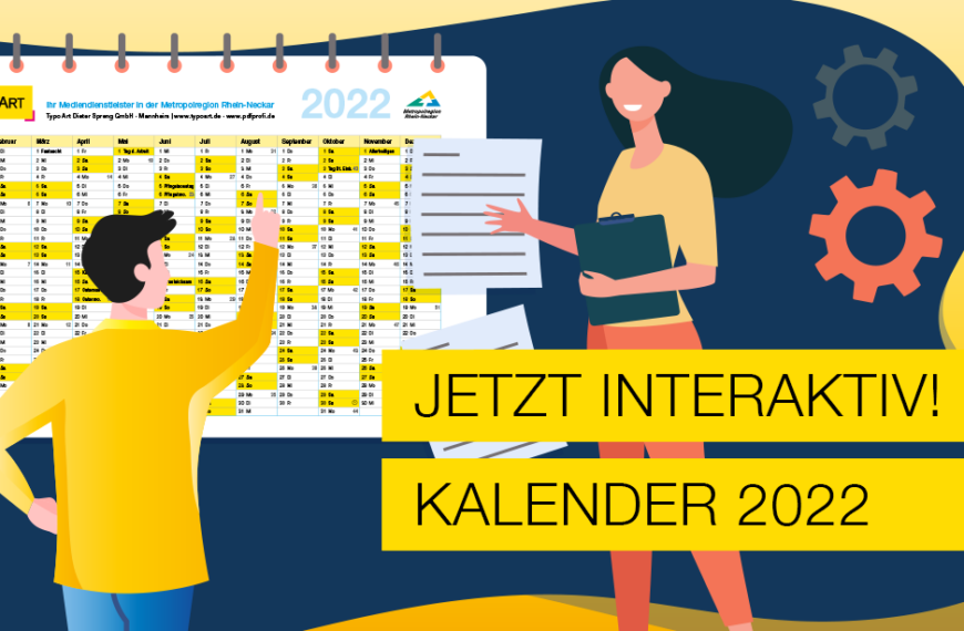 PDF-Profi Blog und Download des interaktiven Typo Art-Kalenders 2022